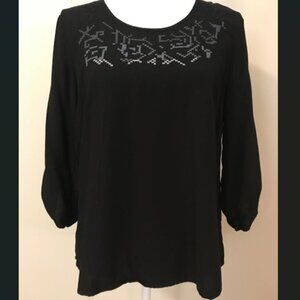 Women's Size Medium Faded Glory Mid-Sleeve Top